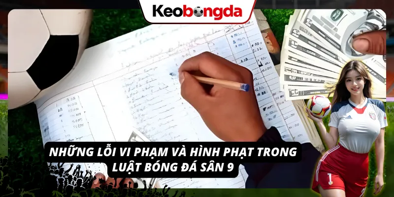 Các lỗi thường gặp và cách xử phạt trong thể thức 9 người