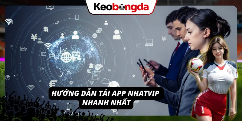 NHATVIP - Sân Chơi Đẳng Cấp, Ưu Đãi Khủng Hàng Đầu Việt Nam Màn hình mô tả ứng dụng NHATVIP trên điện thoại