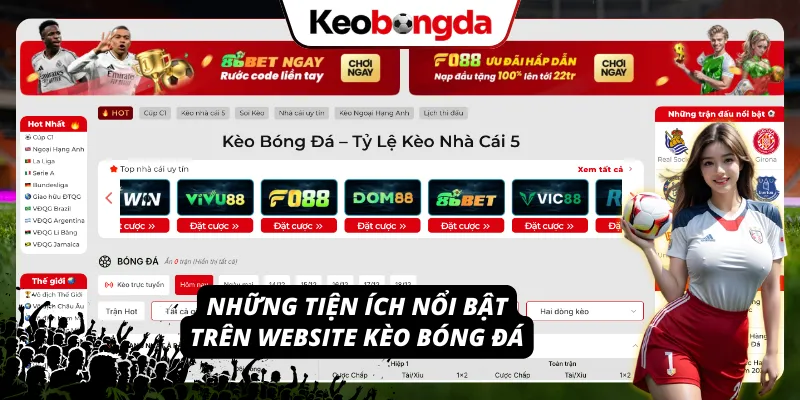 Về Chúng Tôi – Chuyên Trang Kèo Bóng Đá Tuyệt Đối Chất Lượng Tiện ích hỗ trợ bet kèo cực mạnh từ Keobongda88.co
